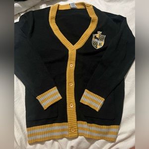 Harry Potter Hufflepuff Women Cardigan Size Large Brand New NWT